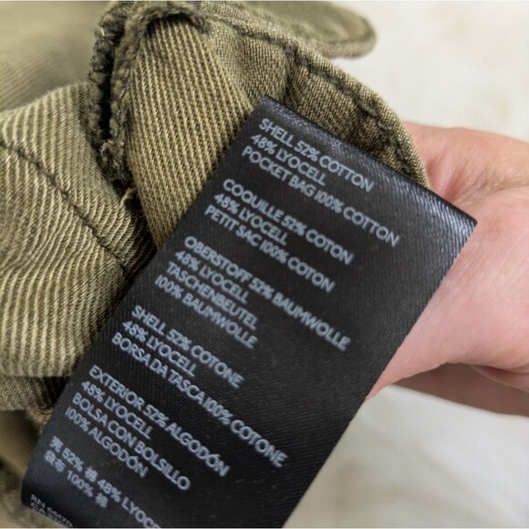 Pilcro Pilcro Lea Utility Mini Green Skater Cargo Skirt Knee-Length Casual XS - Picture 6 of 9